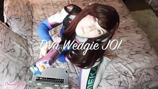 Overwatch D.Va Wedgie JOI Teaser Cosplay Hentai Gamer Girl Femdom