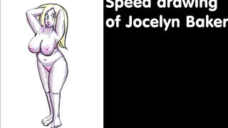 Jocelyn Baker Speed Drawing Fan Art
