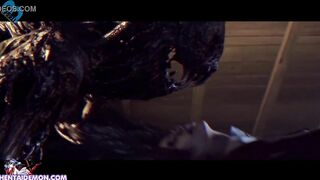 Monster Cock THROUGH Her!