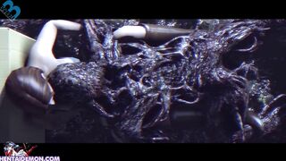 Monster Cock THROUGH Her!