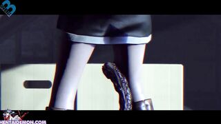 Monster Cock THROUGH Her!