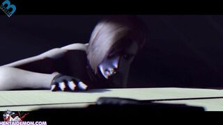 Monster Cock THROUGH Her!