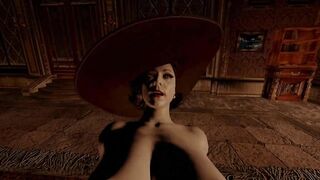 Lady Dimitrescu captures Ethan Winters - Resident Evil Village