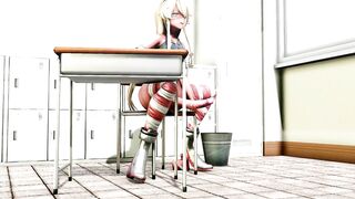 Shimakaze Fapping In The Classroom