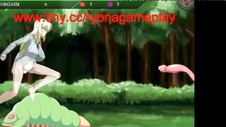 Cute blonde girl having sex with monsters men in Exogamy J Sera act hentai game