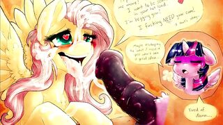 MLP Porn Fluttershy Pony ( My Little Pony Clop Ponies Hentai Sex Cartoon Compilation )