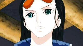 Nico Robin blowjob, ride and cumshot with Sanji (One Piece)