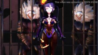 Mona's whore does not resist and has sex with whoever is MMD - By [Darker 666]