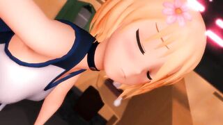 MMD Sexy Cute Blondie in the Champagne Room GV00150