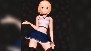 MMD Sexy Cute Blondie in the Champagne Room GV00150