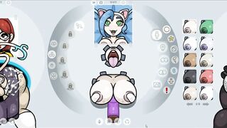Fapwall Weird Hentai game Felicia Darkstalker intense fuck