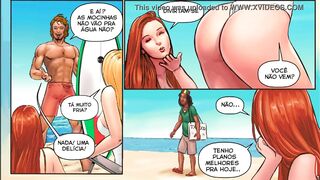 Comic Book Porn (Cartoon HQ) - A Day at the Beach - As Patricinhas - Home Camera