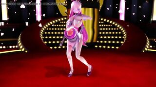 MMD Dick Pump Dance - Luka Girls - Futanari
