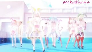 MMD - Vocaloid - One, Two, Three