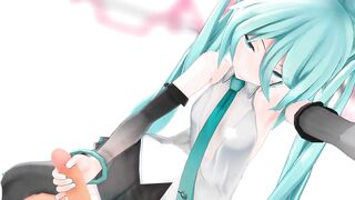 MMD Sluty Miku Blowjob & Sex MAD LOVERS By [Noneferoero]