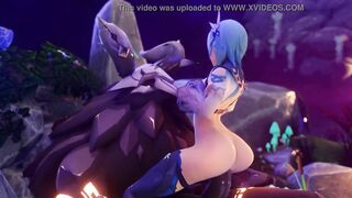 Eula can't resist a monster meat