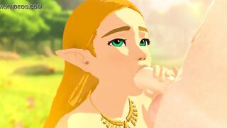 Zelda gives Blowjob in BOTW