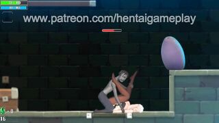 Dungeon and the maid hentai gameplay . Cute blonde maid girl having sex with zombies men monsters in a hot xxx sex game