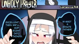 An Unholy Prayer - Teen girl religous Hentai comic