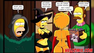 Halloween night with sex - The Simptoons