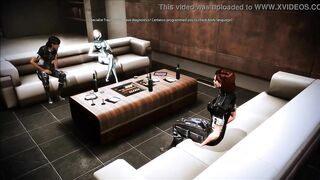Mass Effect - Samantha Taynor and EDI Sexual Fantasy - Compilation