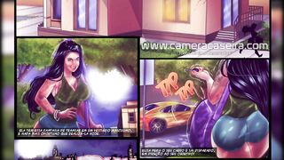 Elisa Sanches became a character in Comic Porn - Seducing the personal at the gym - Comic Book Porn