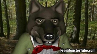 3D Red Riding Hood gets fucked by the Big Bad Wolfd 720-high 1