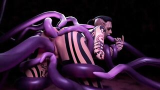 Lady Gets Railed By Tentacles