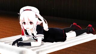 KanColle MMD - Petite girl fucked by huge dick