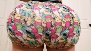 Pounces on dick wearing SpongeBob panties before bed