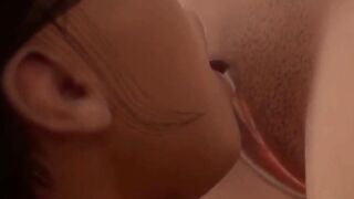 2 Girls One Orgasm - 3D Animation