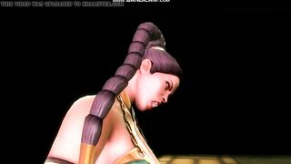 MK9 Jade vs Sindel Ryona