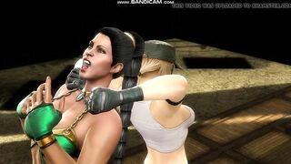 MK9 Jade vs Sonya Ryona Freecam. mp4