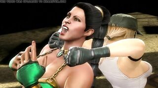 MK9 Jade vs Sonya Ryona Freecam. mp4