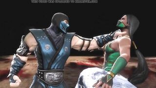 MK9 Jade vs Sub-zero Ryona in Freecam (7)