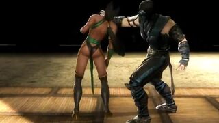 MK9 Jade vs Sub-zero Ryona in Freecam (2)