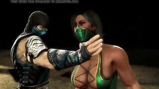 MK9 Jade vs Sub-zero Ryona in Freecam (2)