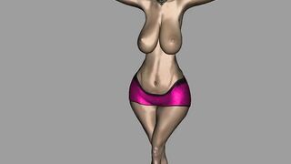 Belly Dancer CGI 3D