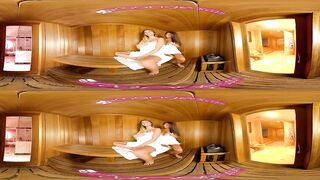 VR PORN - Jaye Steaming the Sauna with Exotic Asian Ayumi Anime's Hot Body