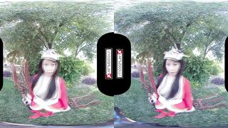 VRCosplayX.com Busty Asian Babe Akali Spares Your Life After Fucking