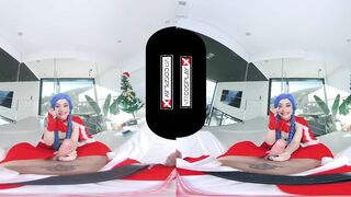 VRCosplayX.com Fill Jinx's Pussy With Your Hard Dick Santa