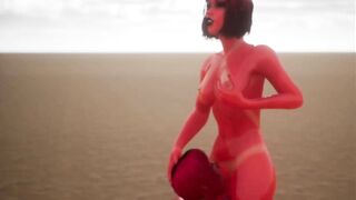 2 Demonic Girls Fuck Each other - 3D Animation
