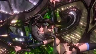 【MMD R-18 SEX DANCE】THE NORTHWOOD LAIR LOU TIANYI HOT ORGY FUCKED BY INSECTOID MONSTERS [MMD]