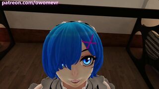 Busty Maid helps you relieve your stress and cum lots - Dirty talk POV VRchat erp - Preview