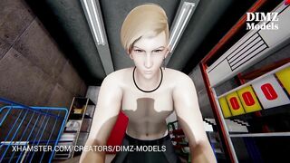 Ryan and Ameri Vol.1 Female POV With Her Senior In A Gymnasium Warehouse. 3d Animation Anime Hentai.