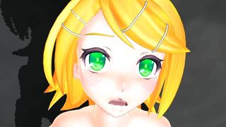 【SEX-MMD】Just stepped on by Rin-chan [Tda-style Kagamine Rin]【R-18】