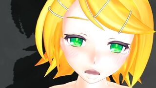 【SEX-MMD】Just stepped on by Rin-chan [Tda-style Kagamine Rin]【R-18】