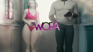 [ WOPA ] - EXTREME strong and fast anal sex with big man - (3D HD)