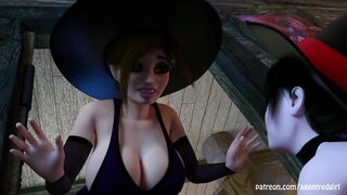 Futaween! - Two Futanari Witches Play Pranks And Have Sex With Eachother! MASSIVE CUMSHOT WHAAAAT???