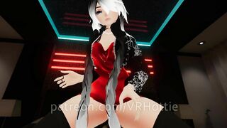 Red Dress Beauty Perfect Body Hotel Room Service POV Fuck Ride VRChat Lap Dance Metaverse ERP